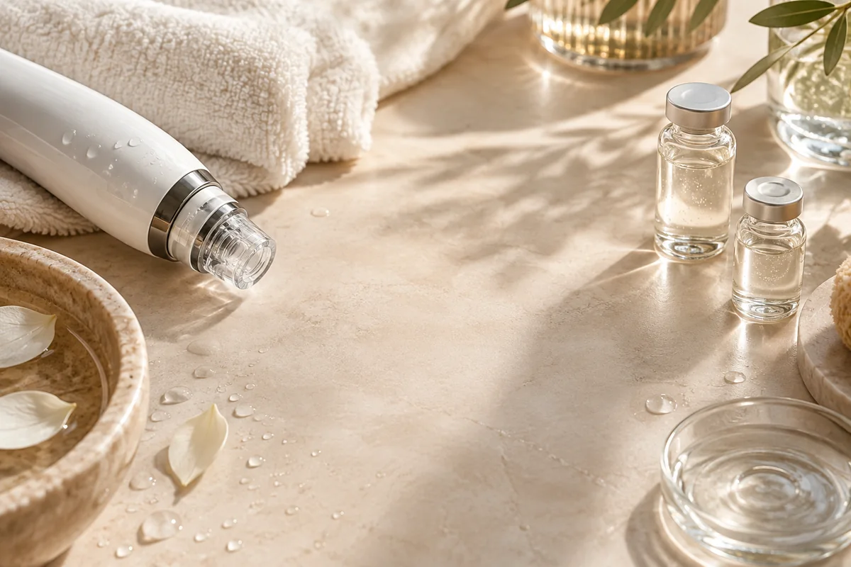 Ambiance lumineuse du soin Aqua Glow